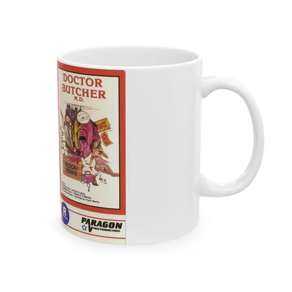 DOCTOR BUTCHER MD (VHS COVER) - White Coffee Mug-Go Mug Yourself