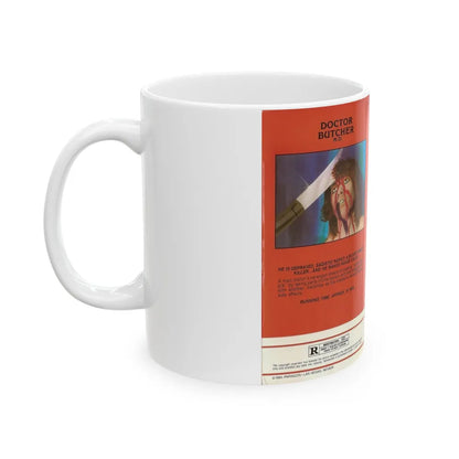 DOCTOR BUTCHER MD (VHS COVER) - White Coffee Mug-Go Mug Yourself