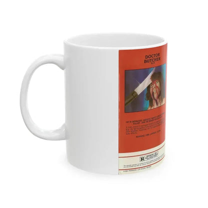 DOCTOR BUTCHER MD (VHS COVER) - White Coffee Mug - Go Mug Yourself