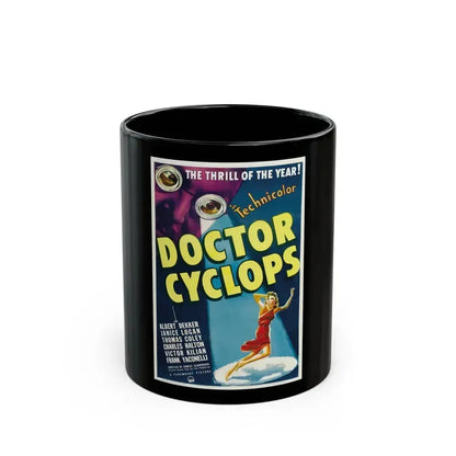 DOCTOR CYCLOPS 1940 Movie Poster - Black Coffee Mug 11oz - Go Mug Yourself