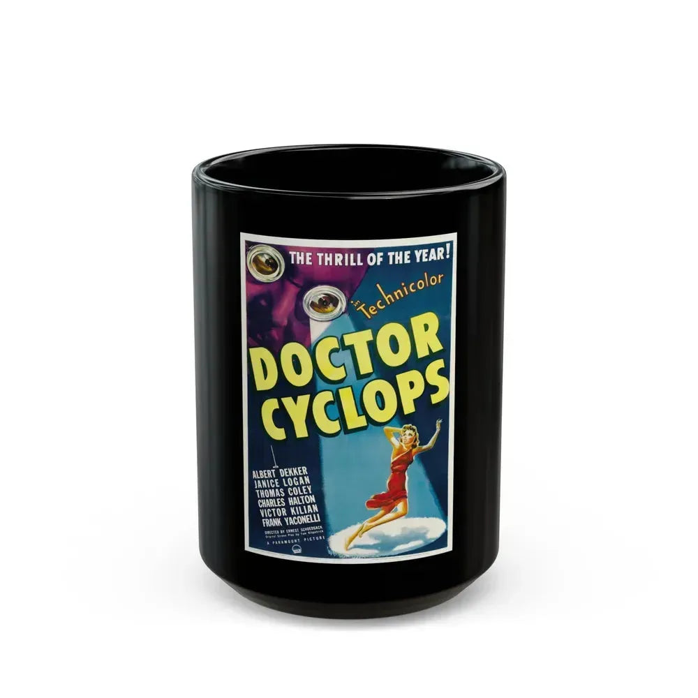 DOCTOR CYCLOPS 1940 Movie Poster - Black Coffee Mug 15oz - Go Mug Yourself