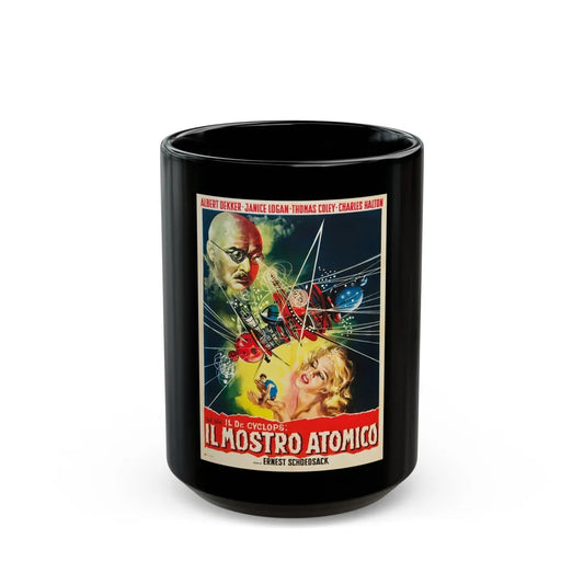 DOCTOR CYCLOPS (ITALIAN) 1940 Movie Poster - Black Coffee Mug-15oz-Go Mug Yourself