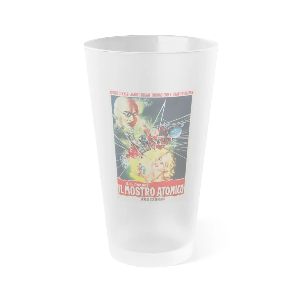 DOCTOR CYCLOPS (ITALIAN) 1940 Movie Poster - Frosted Pint Glass 16oz-16oz-Frosted-Go Mug Yourself