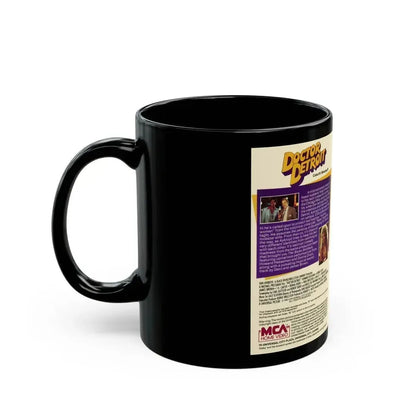 DOCTOR DETROIT (VHS COVER) - Black Coffee Mug - Go Mug Yourself