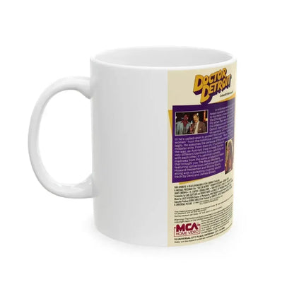 DOCTOR DETROIT (VHS COVER) - White Coffee Mug - Go Mug Yourself