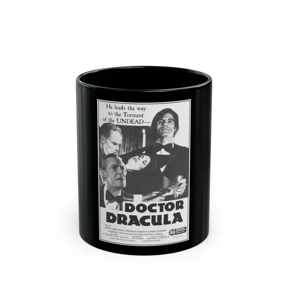 DOCTOR DRACULA 1978 Movie Poster - Black Coffee Mug-11oz-Go Mug Yourself