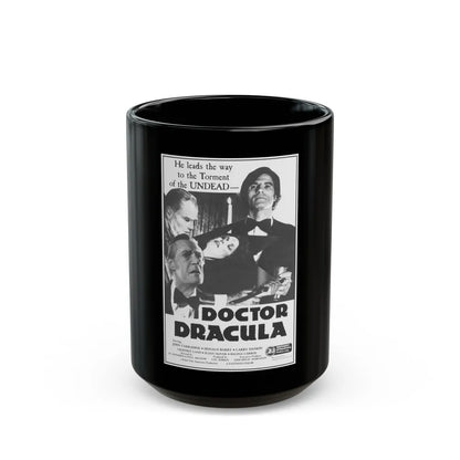 DOCTOR DRACULA 1978 Movie Poster - Black Coffee Mug-15oz-Go Mug Yourself