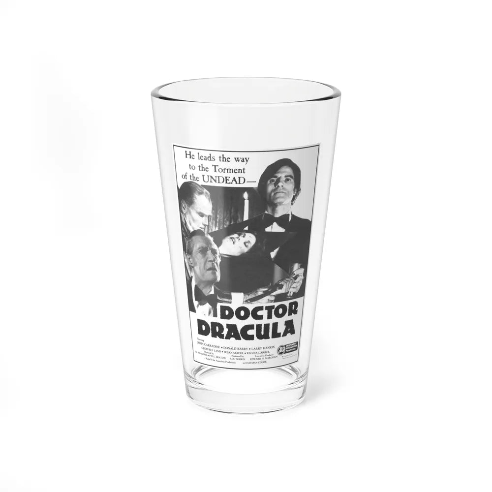 DOCTOR DRACULA 1978 Movie Poster - Pint Glass 16oz-16oz-Go Mug Yourself