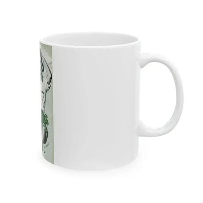 Doctor's Car, Good Housekeeping, December 1949 - White Coffee Mug - Go Mug Yourself