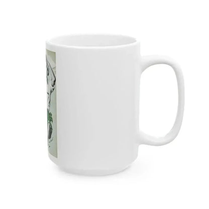 Doctor's Car, Good Housekeeping, December 1949 - White Coffee Mug - Go Mug Yourself
