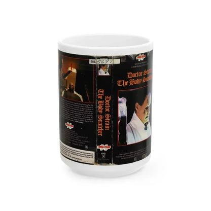DOCTOR STRAIN THE BODY SCATCHER (VHS COVER) - White Coffee Mug 15oz - Go Mug Yourself
