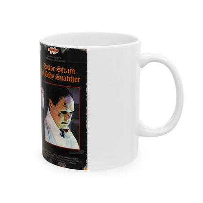 DOCTOR STRAIN THE BODY SCATCHER (VHS COVER) - White Coffee Mug-Go Mug Yourself