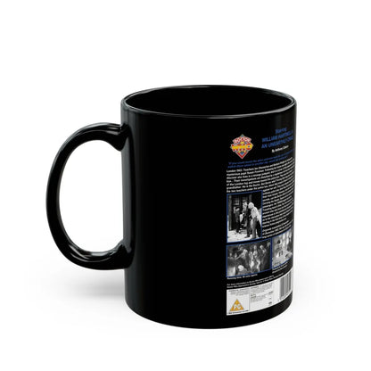 DOCTOR WHO AN UNEARTHLY CHILD WILLIAM HARTNELL (VHS COVER) - Black Coffee Mug-Go Mug Yourself