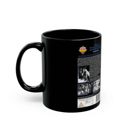 DOCTOR WHO AN UNEARTHLY CHILD WILLIAM HARTNELL (VHS COVER) - Black Coffee Mug - Go Mug Yourself