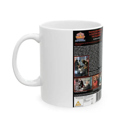 DOCTOR WHO AND THE SILURIANS (VHS COVER) - White Coffee Mug - Go Mug Yourself