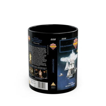 DOCTOR WHO ENLIGHTENMENT (VHS COVER) - Black Coffee Mug-11oz-Go Mug Yourself