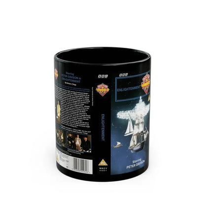 DOCTOR WHO ENLIGHTENMENT (VHS COVER) - Black Coffee Mug 11oz - Go Mug Yourself