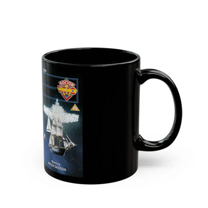 DOCTOR WHO ENLIGHTENMENT (VHS COVER) - Black Coffee Mug-Go Mug Yourself