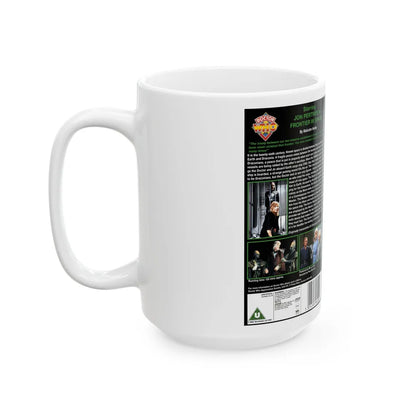 DOCTOR WHO FRONTIER IN SPACE (VHS COVER) - White Coffee Mug-Go Mug Yourself