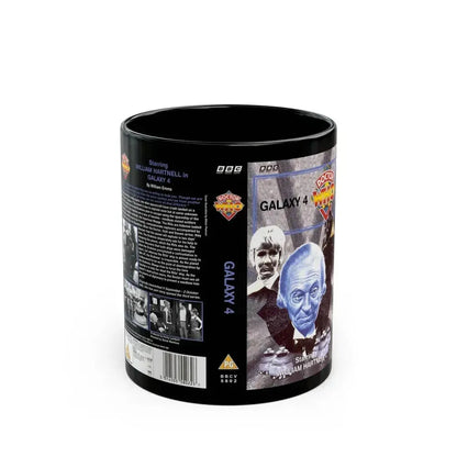 DOCTOR WHO GALAXY 4 (VHS COVER) - Black Coffee Mug 11oz - Go Mug Yourself
