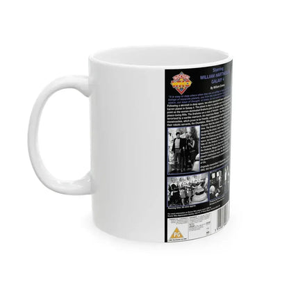 DOCTOR WHO GALAXY 4 (VHS COVER) - White Coffee Mug - Go Mug Yourself