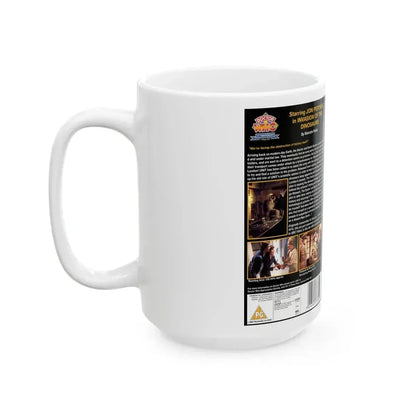 DOCTOR WHO INVASION OF THE DINOSAURS (VHS COVER) - White Coffee Mug - Go Mug Yourself