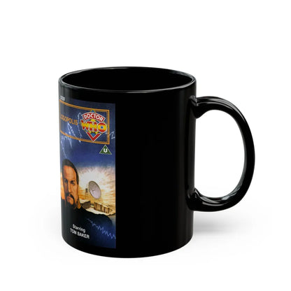 DOCTOR WHO LOGOPOLIS (VHS COVER) - Black Coffee Mug-Go Mug Yourself