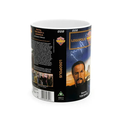 DOCTOR WHO LOGOPOLIS (VHS COVER) - White Coffee Mug 11oz - Go Mug Yourself