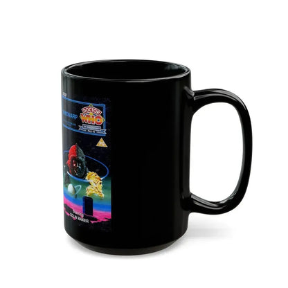 DOCTOR WHO MINDWARP (VHS COVER) - Black Coffee Mug - Go Mug Yourself