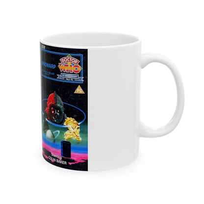 DOCTOR WHO MINDWARP (VHS COVER) - White Coffee Mug-Go Mug Yourself