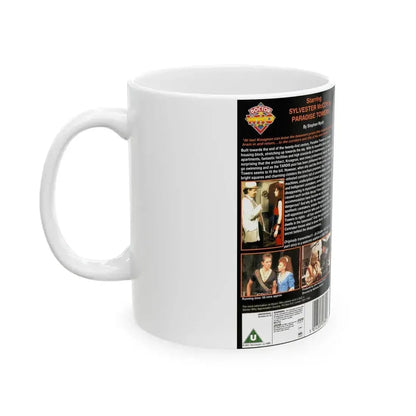 DOCTOR WHO PARADISE TOWERS (VHS COVER) - White Coffee Mug - Go Mug Yourself
