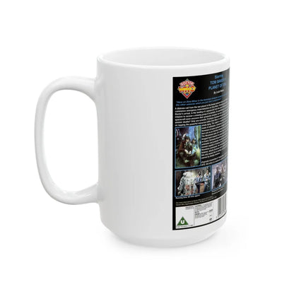 DOCTOR WHO PLANET OF EVIL (VHS COVER) - White Coffee Mug-Go Mug Yourself