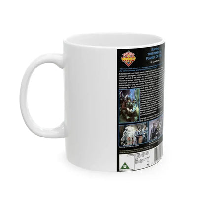 DOCTOR WHO PLANET OF EVIL (VHS COVER) - White Coffee Mug - Go Mug Yourself