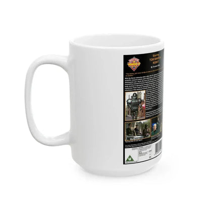 DOCTOR WHO ROBOT (VHS COVER) - White Coffee Mug - Go Mug Yourself