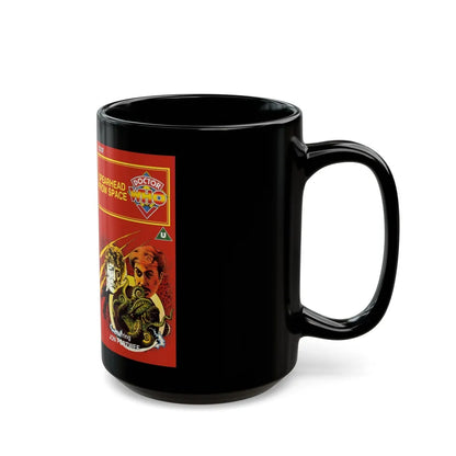 DOCTOR WHO SPEARHEAD FROM SPACE (VHS COVER) - Black Coffee Mug-Go Mug Yourself