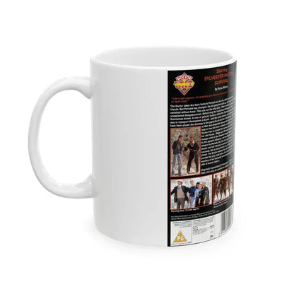 DOCTOR WHO SURVIVAL (VHS COVER) - White Coffee Mug - Go Mug Yourself