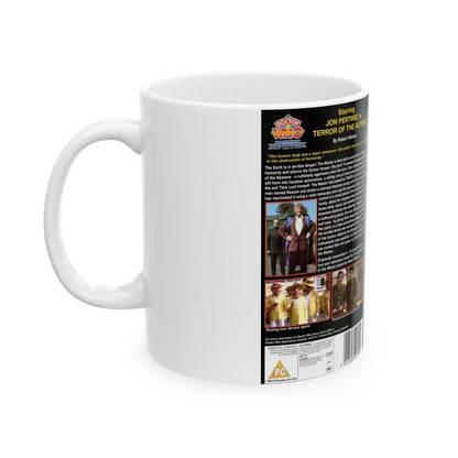 DOCTOR WHO TERROR OF THE AUTONS (VHS COVER) - White Coffee Mug-Go Mug Yourself