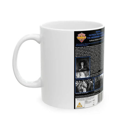 DOCTOR WHO THE ABOMINABLE SNOWMEN (VHS COVER) - White Coffee Mug - Go Mug Yourself