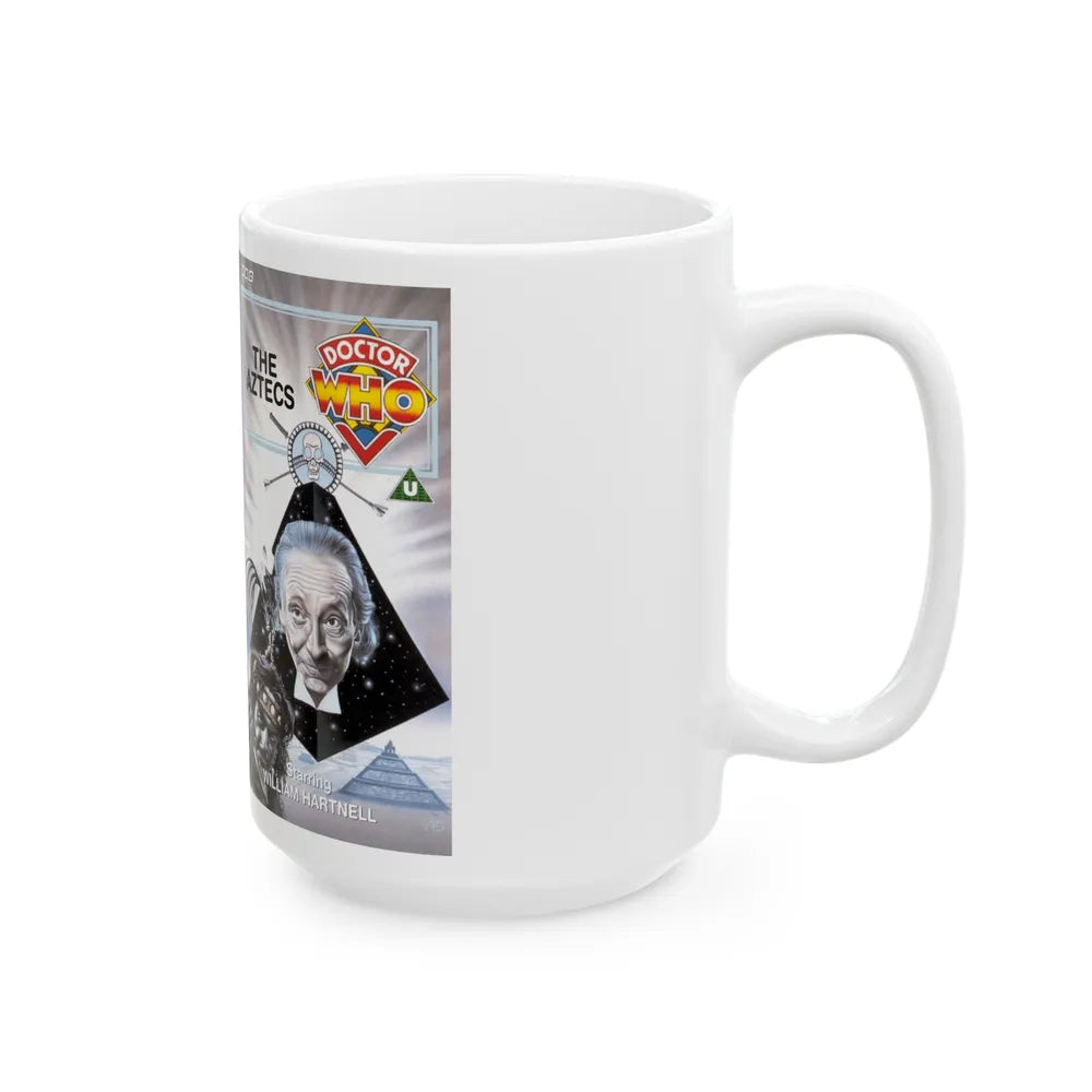 DOCTOR WHO THE AZTECS (VHS COVER) - White Coffee Mug-Go Mug Yourself