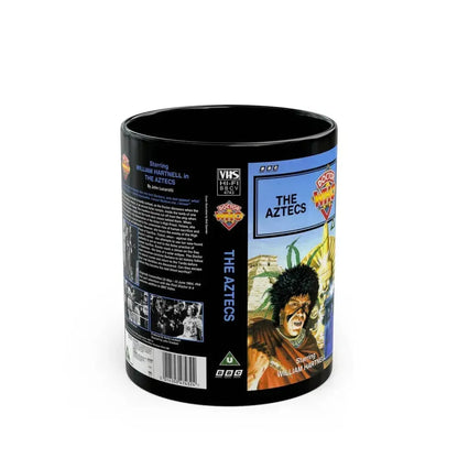 DOCTOR WHO THE AZTECS WILLIAM HARTNELL (VHS COVER) - Black Coffee Mug 11oz - Go Mug Yourself