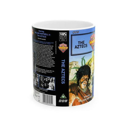DOCTOR WHO THE AZTECS WILLIAM HARTNELL (VHS COVER) - White Coffee Mug 11oz - Go Mug Yourself