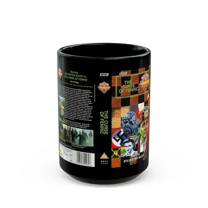 DOCTOR WHO THE CURSE OF FENRIC (VHS COVER) - Black Coffee Mug 15oz - Go Mug Yourself