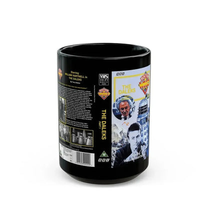 DOCTOR WHO THE DALEKS PART 1 (VHS COVER) - Black Coffee Mug 15oz - Go Mug Yourself