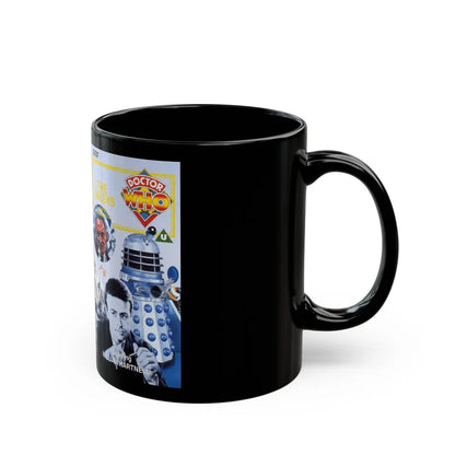 DOCTOR WHO THE DALEKS PART 1 (VHS COVER) - Black Coffee Mug-Go Mug Yourself