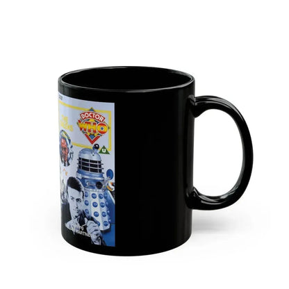 DOCTOR WHO THE DALEKS (VHS COVER) - Black Coffee Mug - Go Mug Yourself