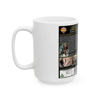 DOCTOR WHO THE HAND OF FEAR TOM BAKER (VHS COVER) - White Coffee Mug-Go Mug Yourself