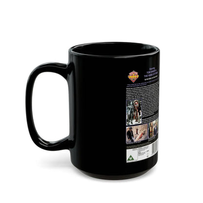 DOCTOR WHO THE HAND OF FEAR (VHS COVER) - Black Coffee Mug-Go Mug Yourself