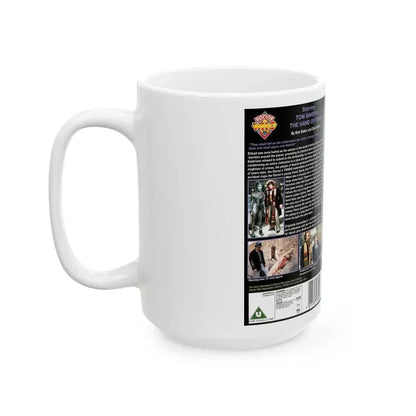 DOCTOR WHO THE HAND OF FEAR (VHS COVER) - White Coffee Mug - Go Mug Yourself