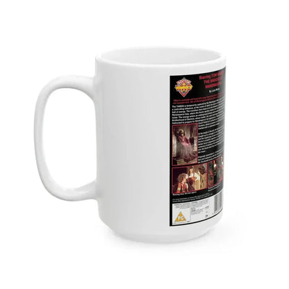 DOCTOR WHO THE MASQUE OF MANDRAGORA TOM BAKER (VHS COVER) - White Coffee Mug - Go Mug Yourself