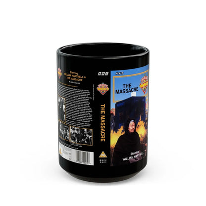 DOCTOR WHO THE MASSACRE (VHS COVER) - Black Coffee Mug-15oz-Go Mug Yourself